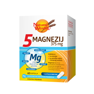 NATURAL WEALTH MAGNEZIJ 5  375 mg KAPSULE  A60